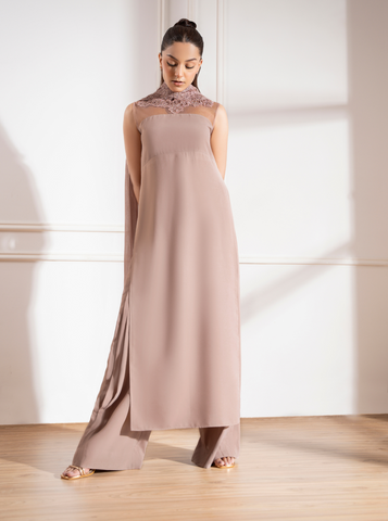 Ivory Nude Pants