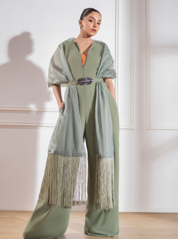 Sage Green Jumpsuit