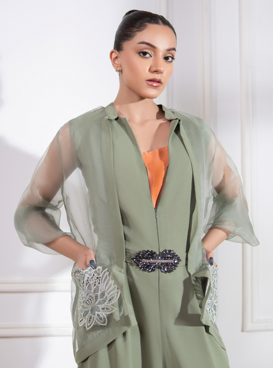 Sage Green Jumpsuit