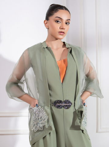 Sage Green Jumpsuit